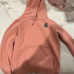 Coral pink charhartt sweatshirt